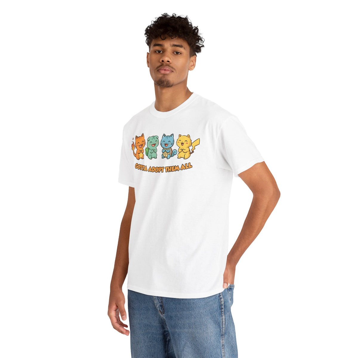 Gotta Adopt Them All Cat T-Shirt