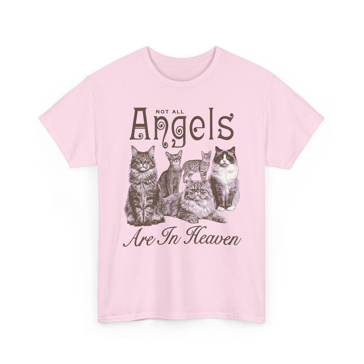 Not All Angels Are In Heaven T-Shirt — Cat Lovers Memorial Tee