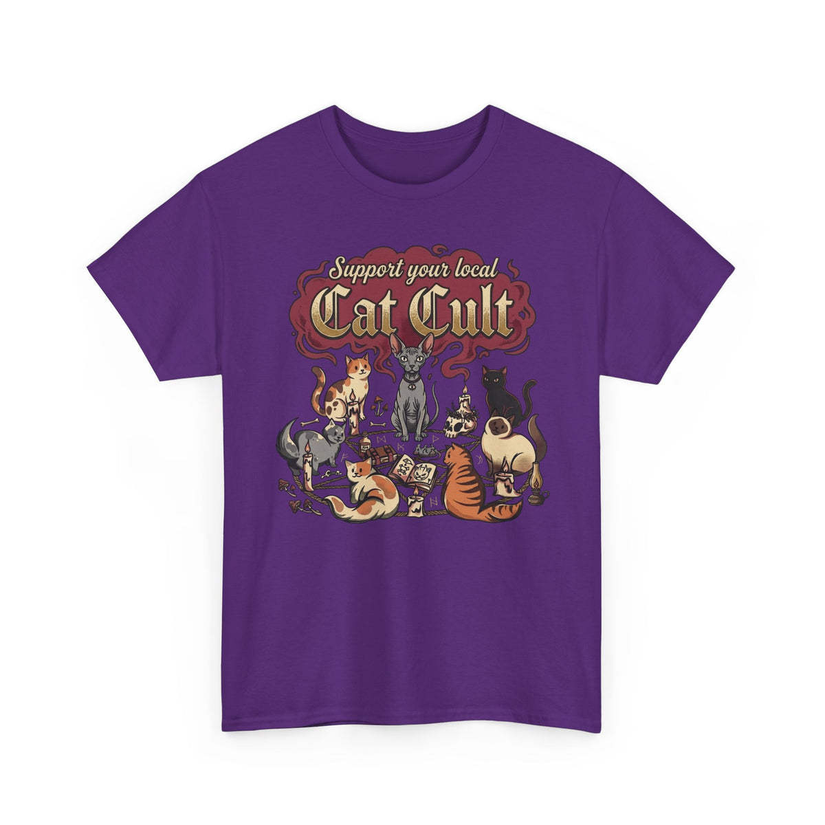 Support Your Local Cat Cult T-Shirt — Funny Cat Lover Tee