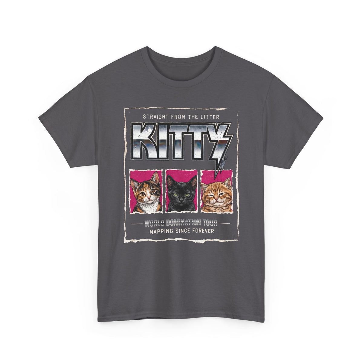 Straight From the Litter Kitty T-Shirt Funny Cat Lover Tee