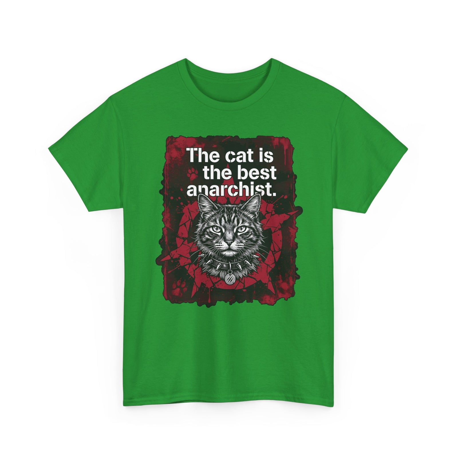Anarchist Cat T-Shirt "The Cat Is the Best Anarchist"