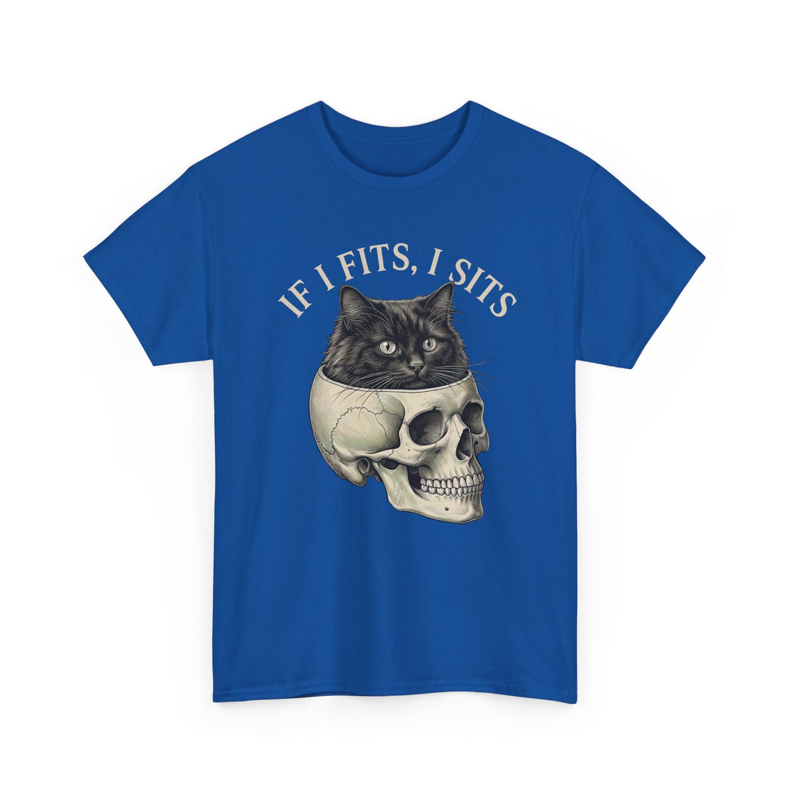 Cat 'If I Fits I Sits' T-Shirt