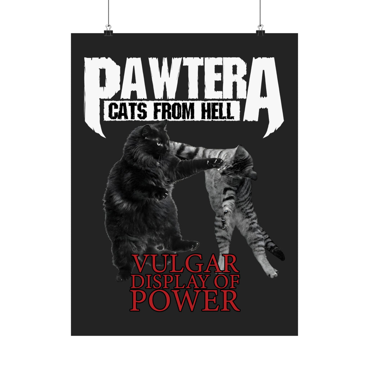 Pawtera Cats From Hell Poster