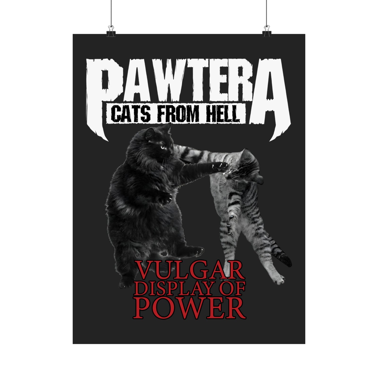 Pawtera Cats From Hell Poster