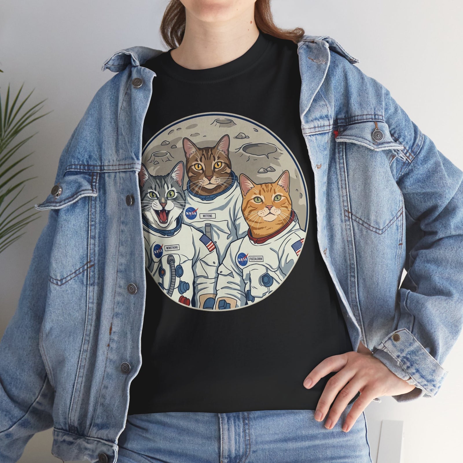 Sci‑Fi Astro Cat T-Shirt — Space Cat Graphic Tee