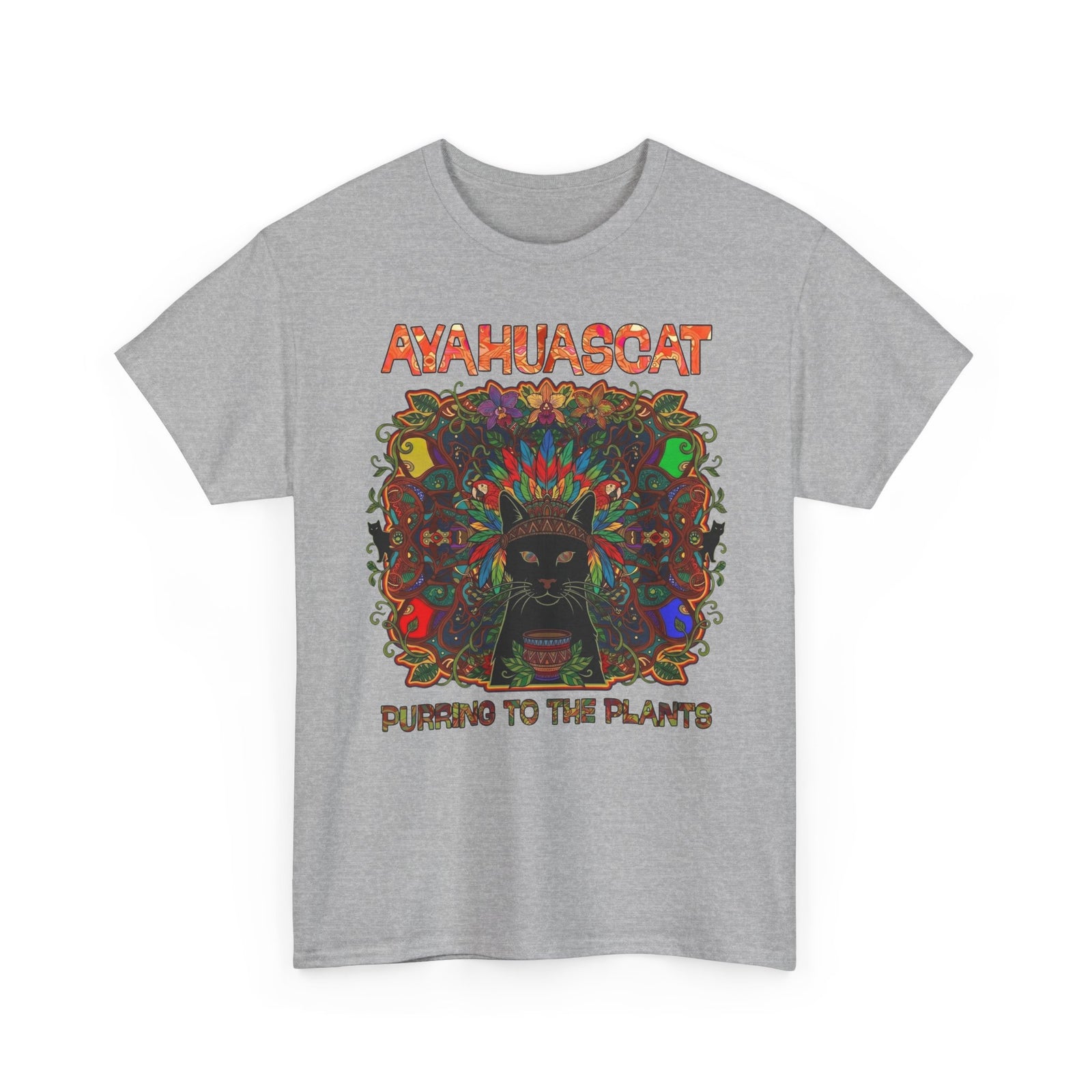 Ayahuascat T-Shirt — Psychedelic Cat Tee