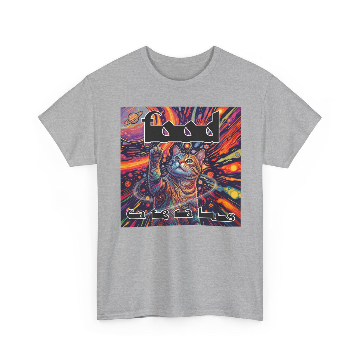 Funny Progressive Metal Cat T-Shirt — Progressive Metal Band Cat Graphic Tee