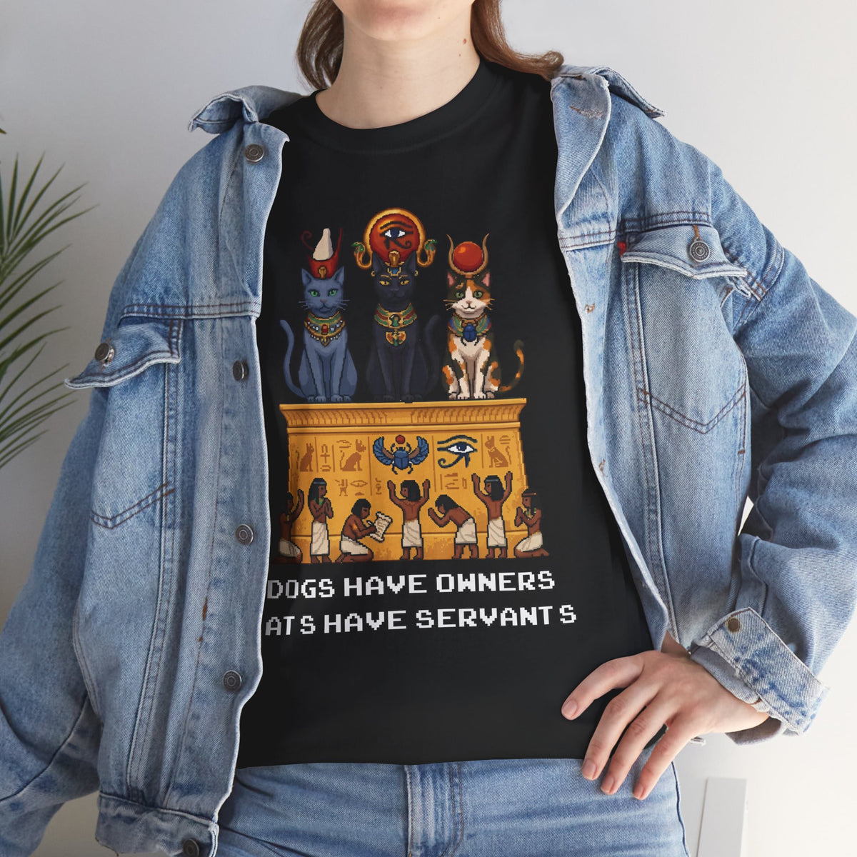 Cats Have Servants T-Shirt — Funny Cat Owner Tee