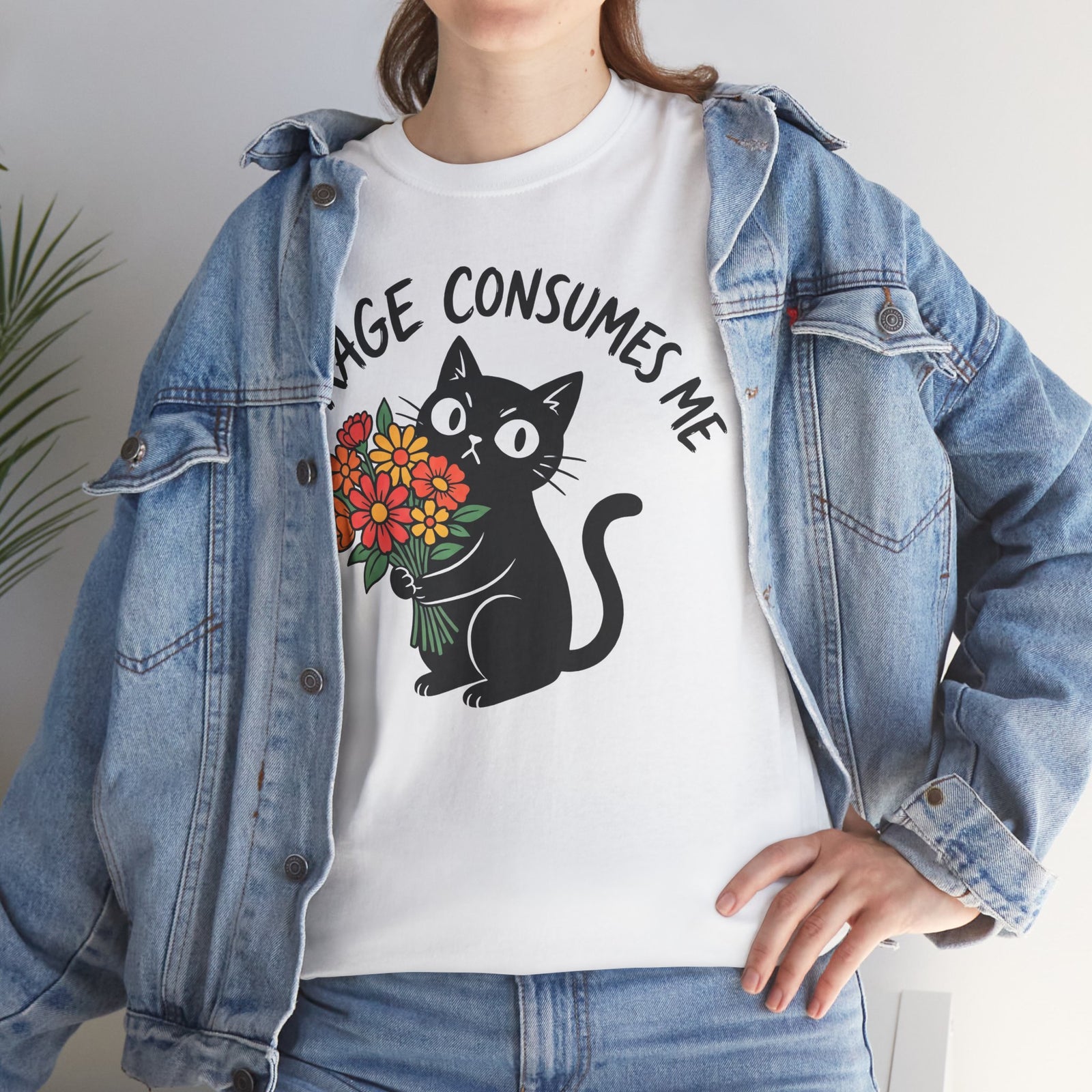 Rage Consumes Me Cat T-Shirt