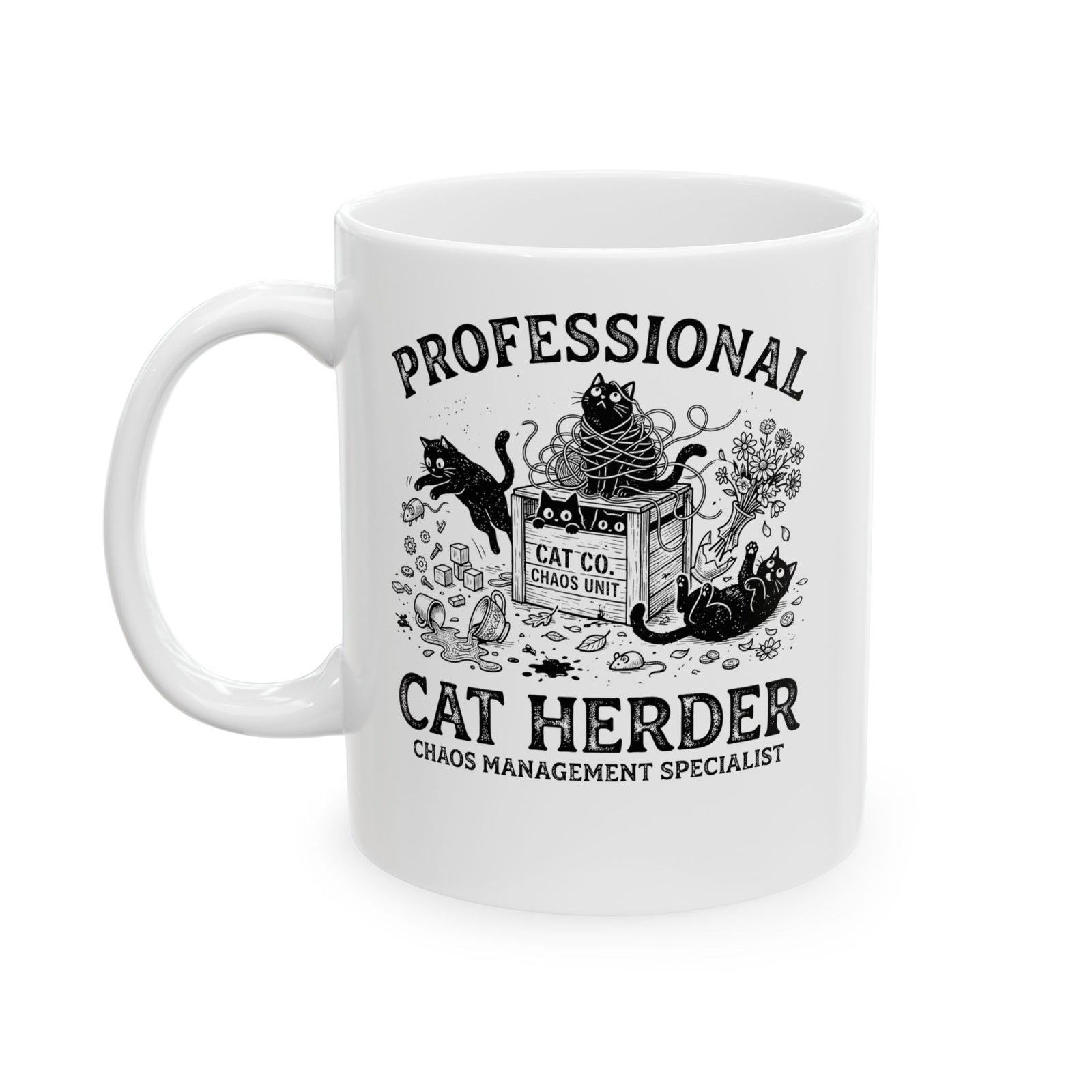 Professional Cat Herder Ceramic Mug