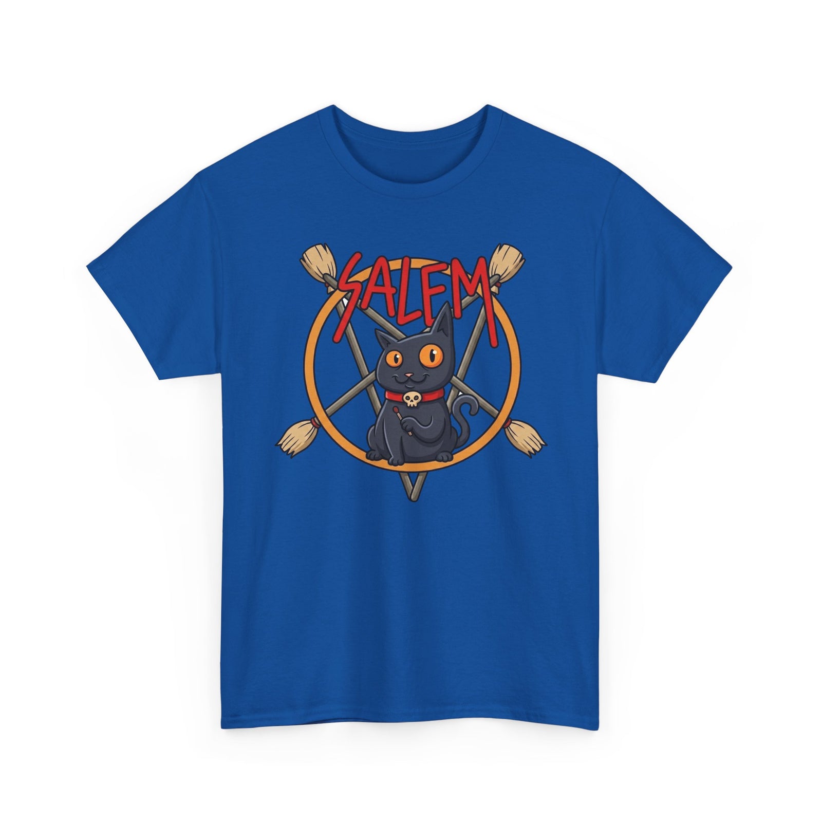 Salem Black Cat T-Shirt — Spooky Vintage Cat Tee