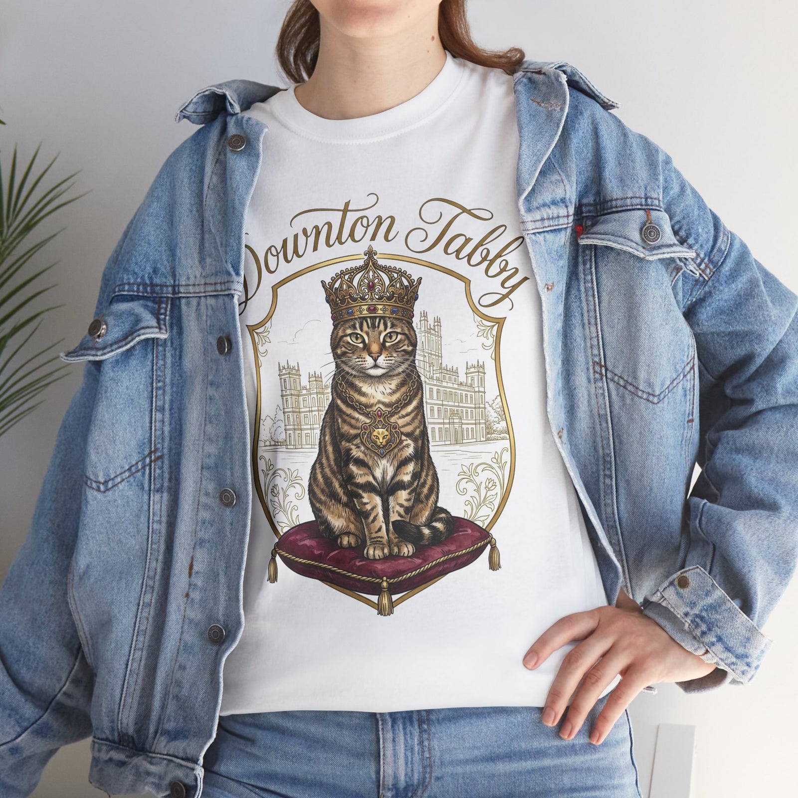 Downton Abbey Cat Parody T-Shirt — Funny Period Drama Cat Tee