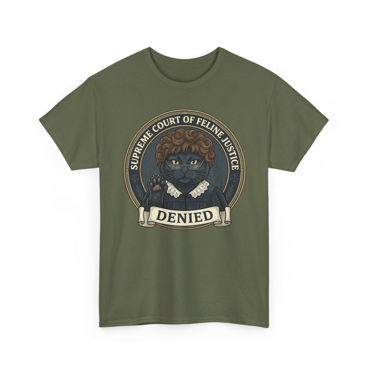 Supreme Court of Feline Justice: DENIED Cat Graphic Tee