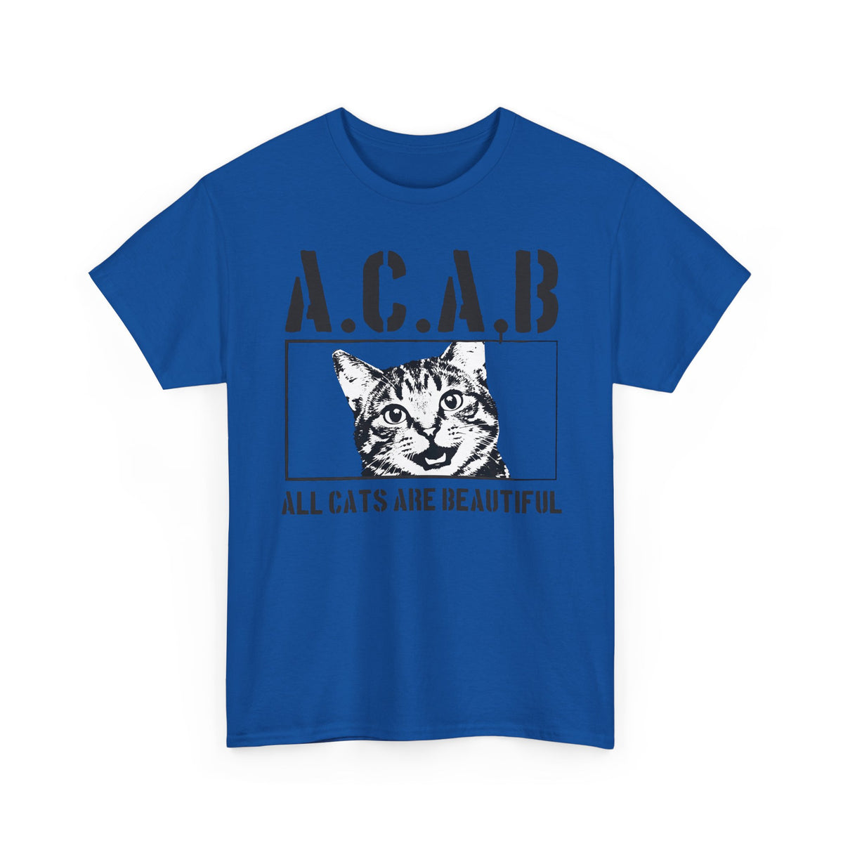 ACAB “All Cats Are Beautiful” T-Shirt — Cute Cat Lover Graphic Tee