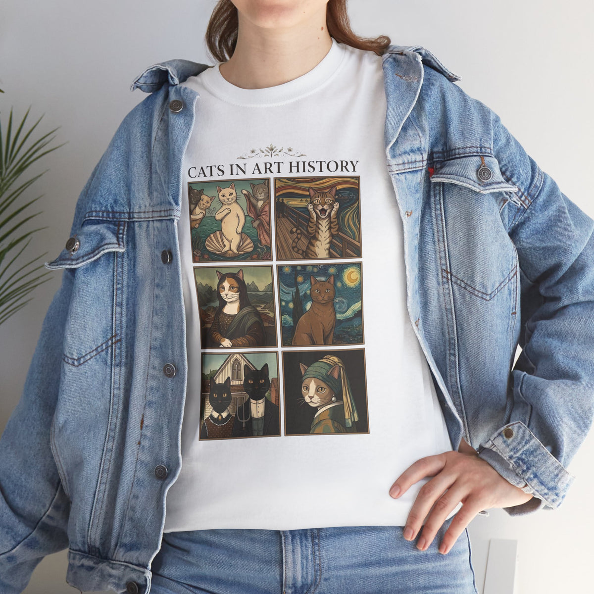 Cats in Art History T-Shirt — Vintage Art Cat Tee for Cat Lovers & Art Fans