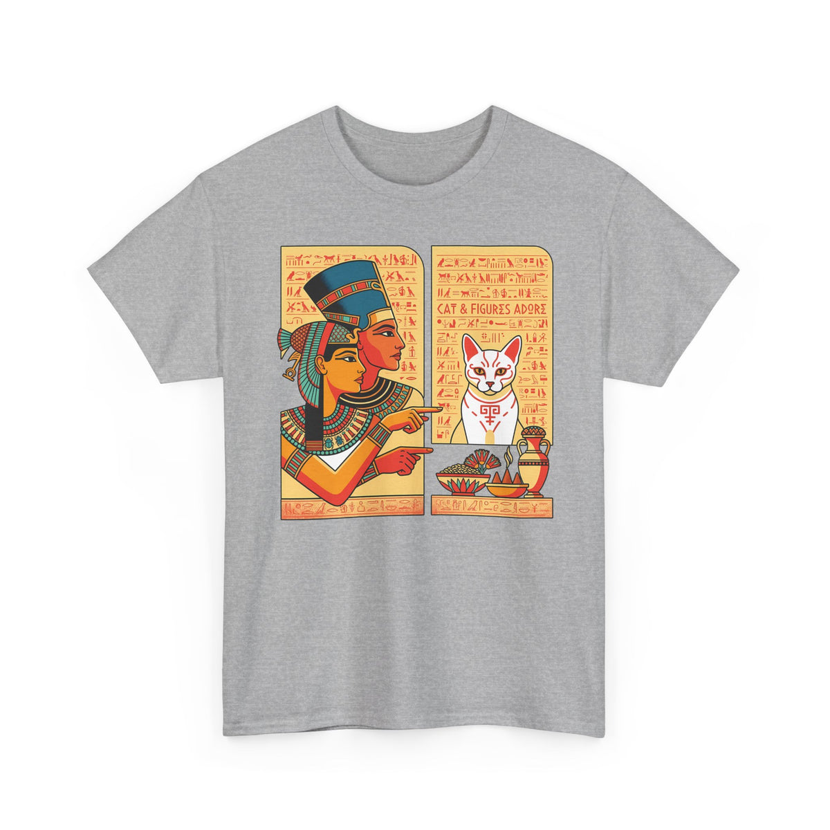 Egyptian Cat Meme T-Shirt — Funny Ancient Egypt Cat Graphic Tee