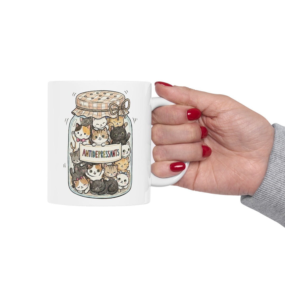 Cats Are My Antidepressants Mug — Funny Cat Lover Mug