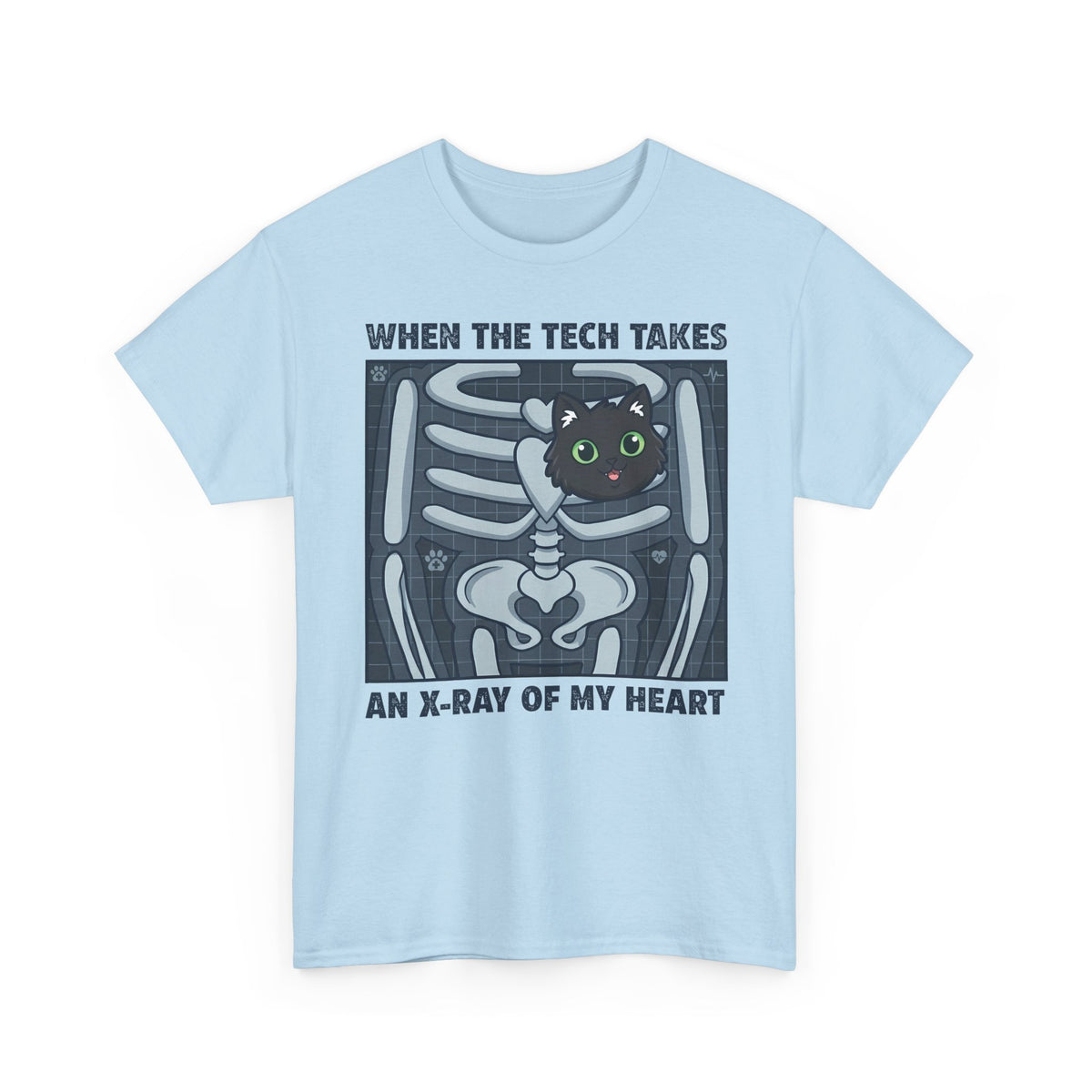 MY HEART IS 100% CAT T-Shirt — Cat Lover Tee