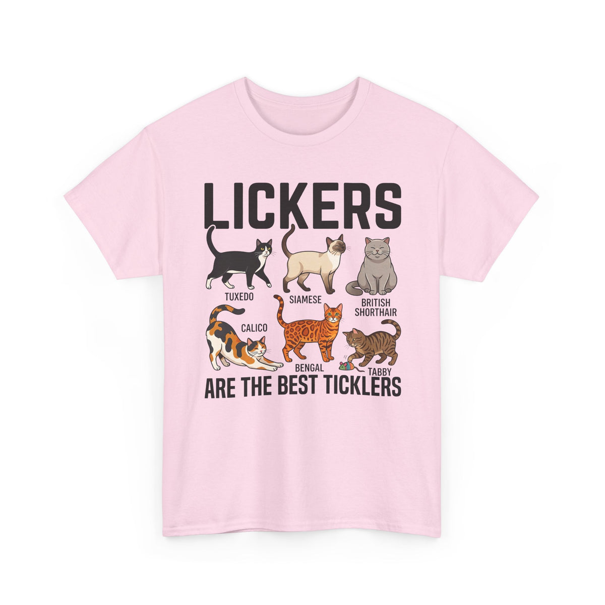 Cats Lickers T-Shirt Funny Cat Lover Tee