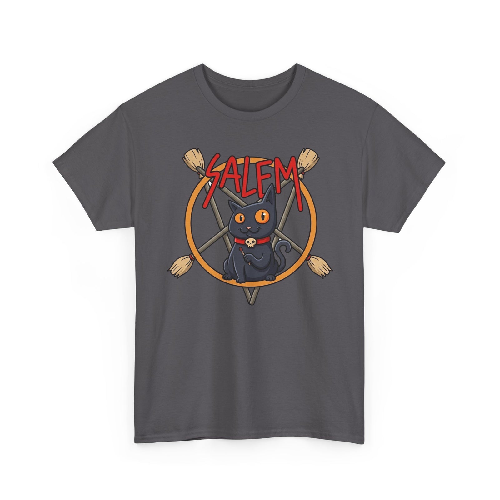 Salem Black Cat T-Shirt — Spooky Vintage Cat Tee