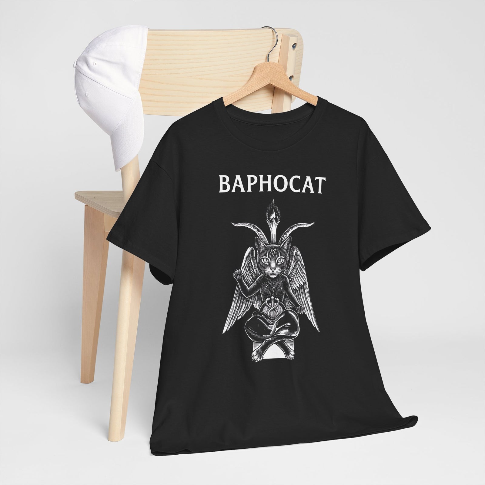 Baphocat Dark Evil Cat T-Shirt