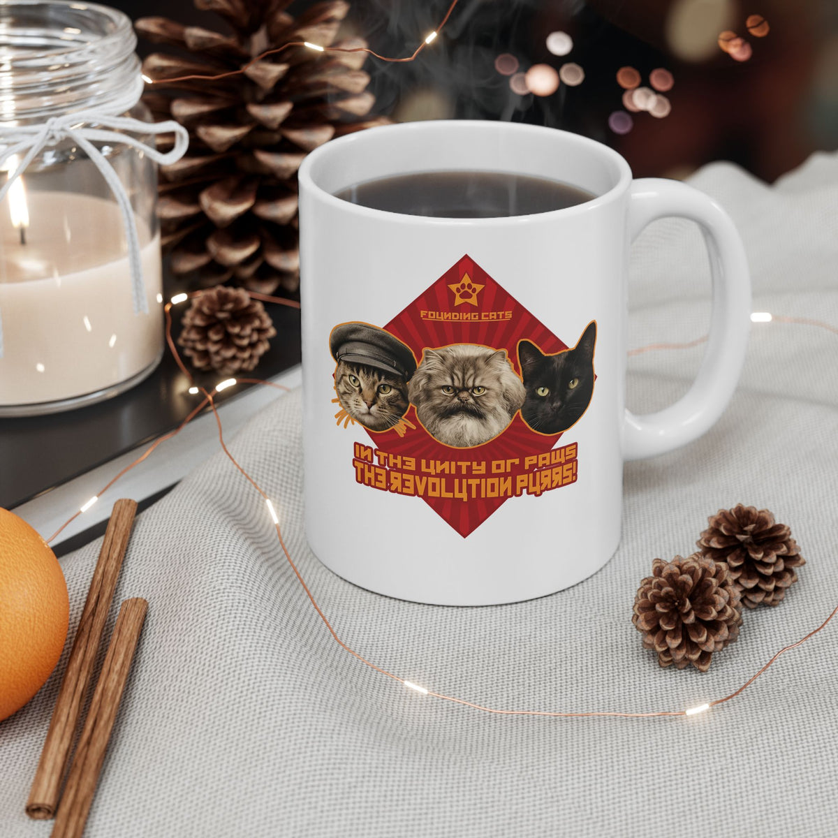 Founding Cats Ceramic Mug