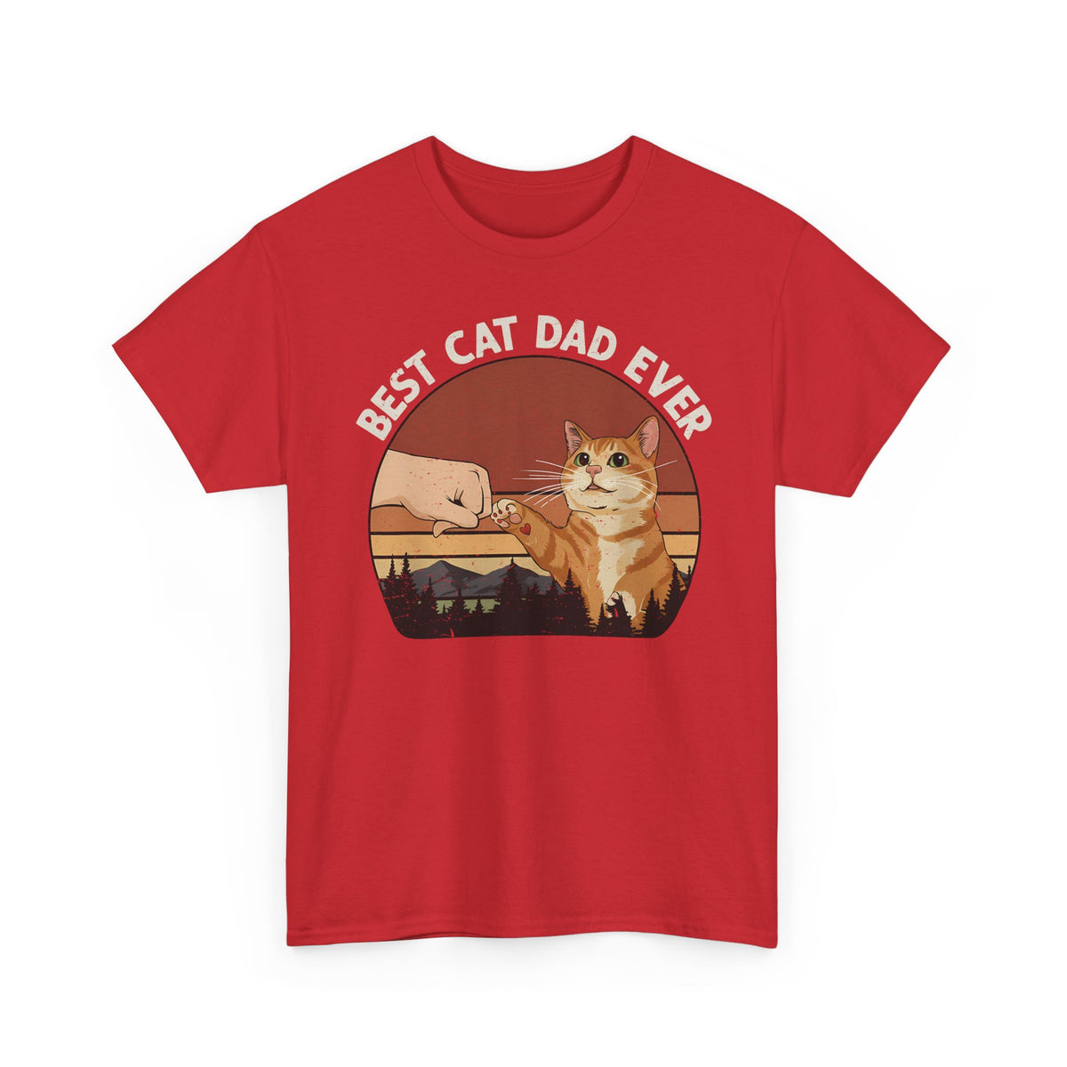 Best Cat Dad Ever Tee — Funny Cat Dad T-Shirt
