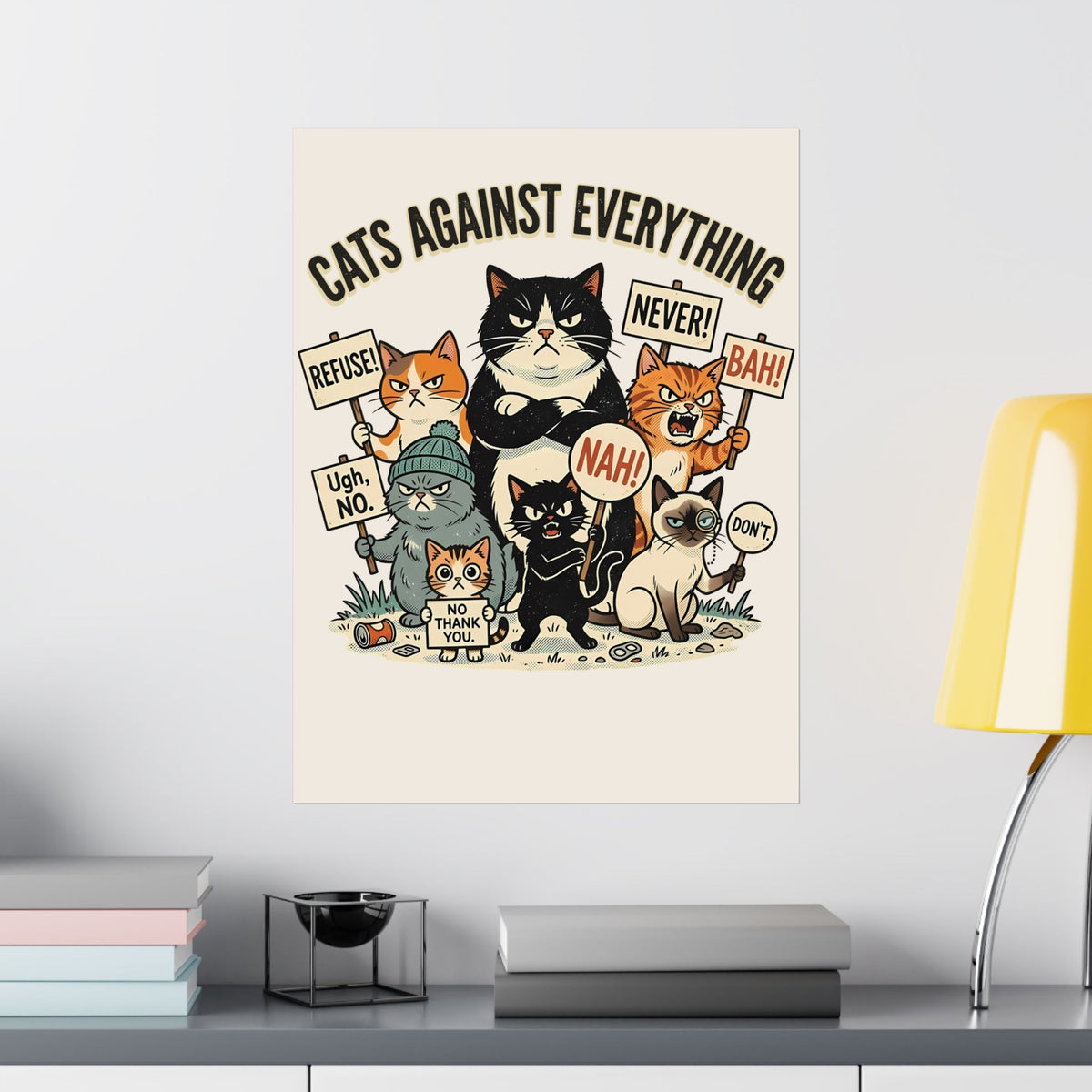 Cats Against Everything Poster