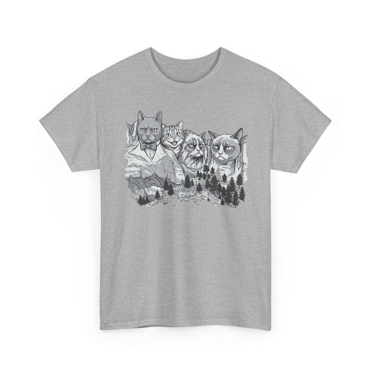 Rushmeow Graphic Tee — Cat Lover T-Shirt