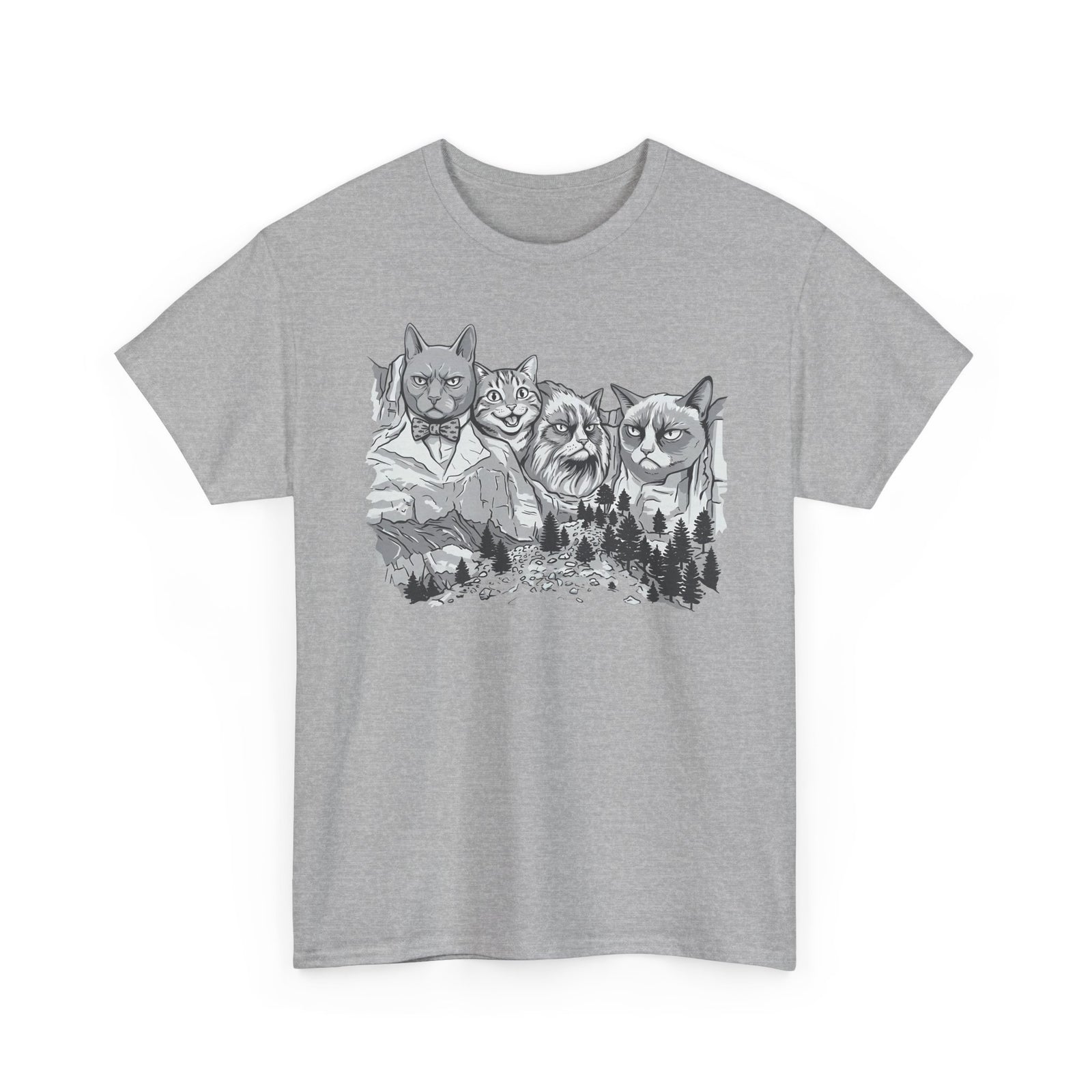 Rushmeow Graphic Tee — Cat Lover T-Shirt