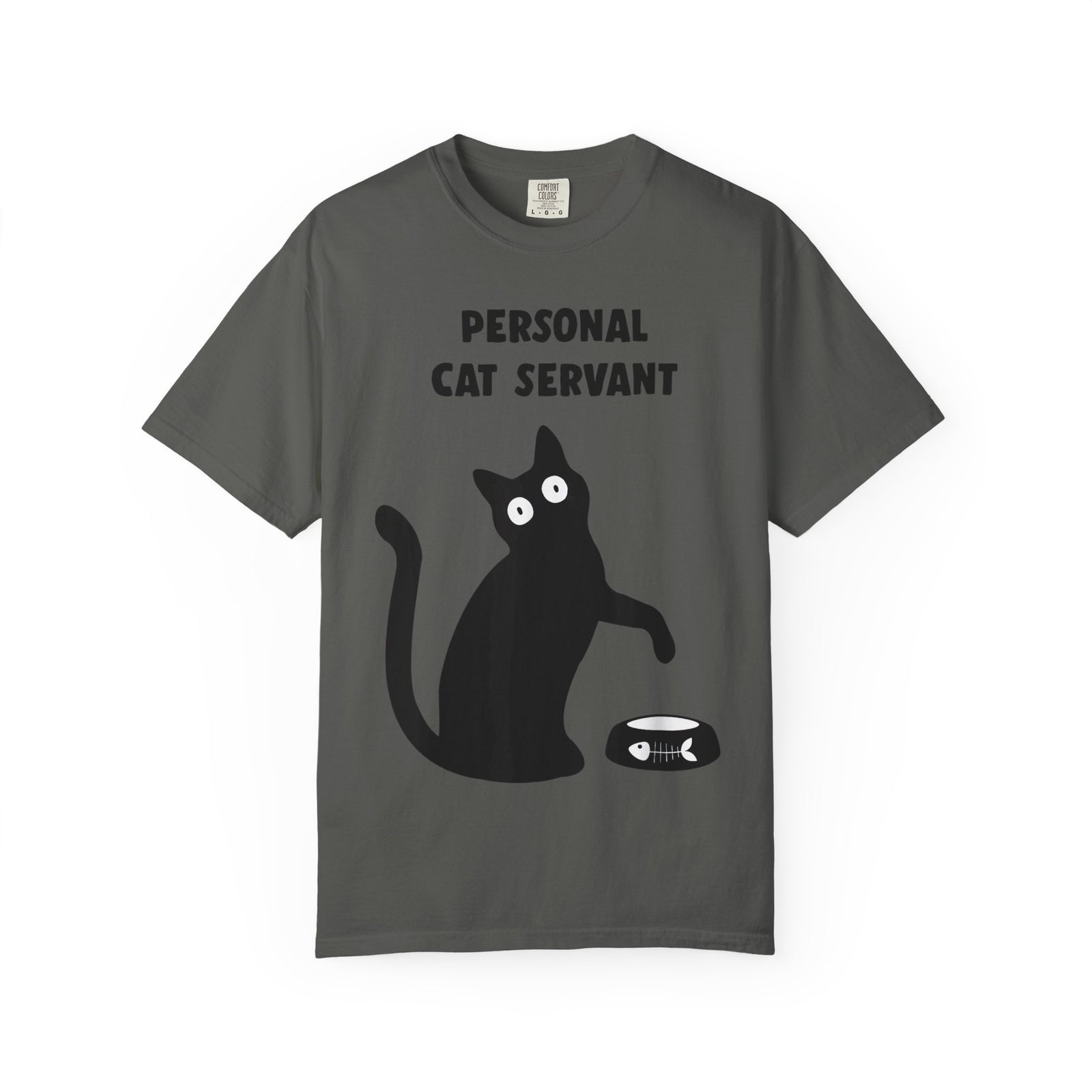 Personal Cat Servant T-Shirt — Funny Cat Lover Tee