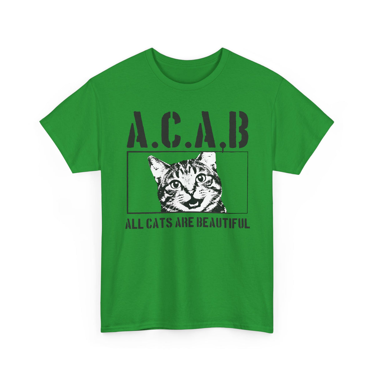 ACAB “All Cats Are Beautiful” T-Shirt — Cute Cat Lover Graphic Tee