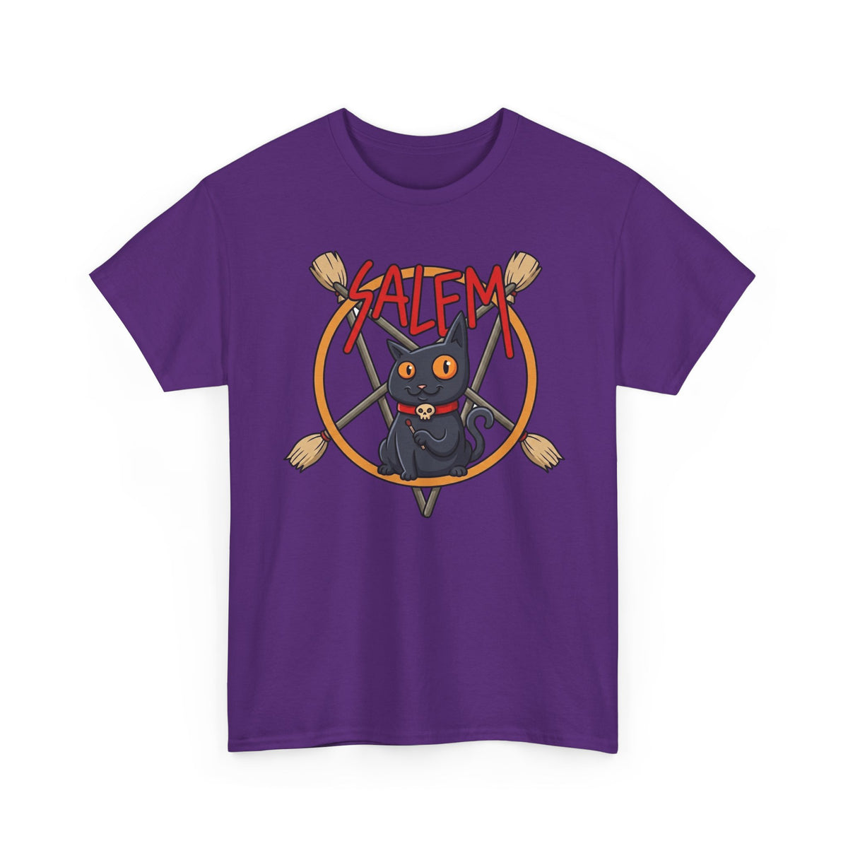 Salem Black Cat T-Shirt — Spooky Vintage Cat Tee