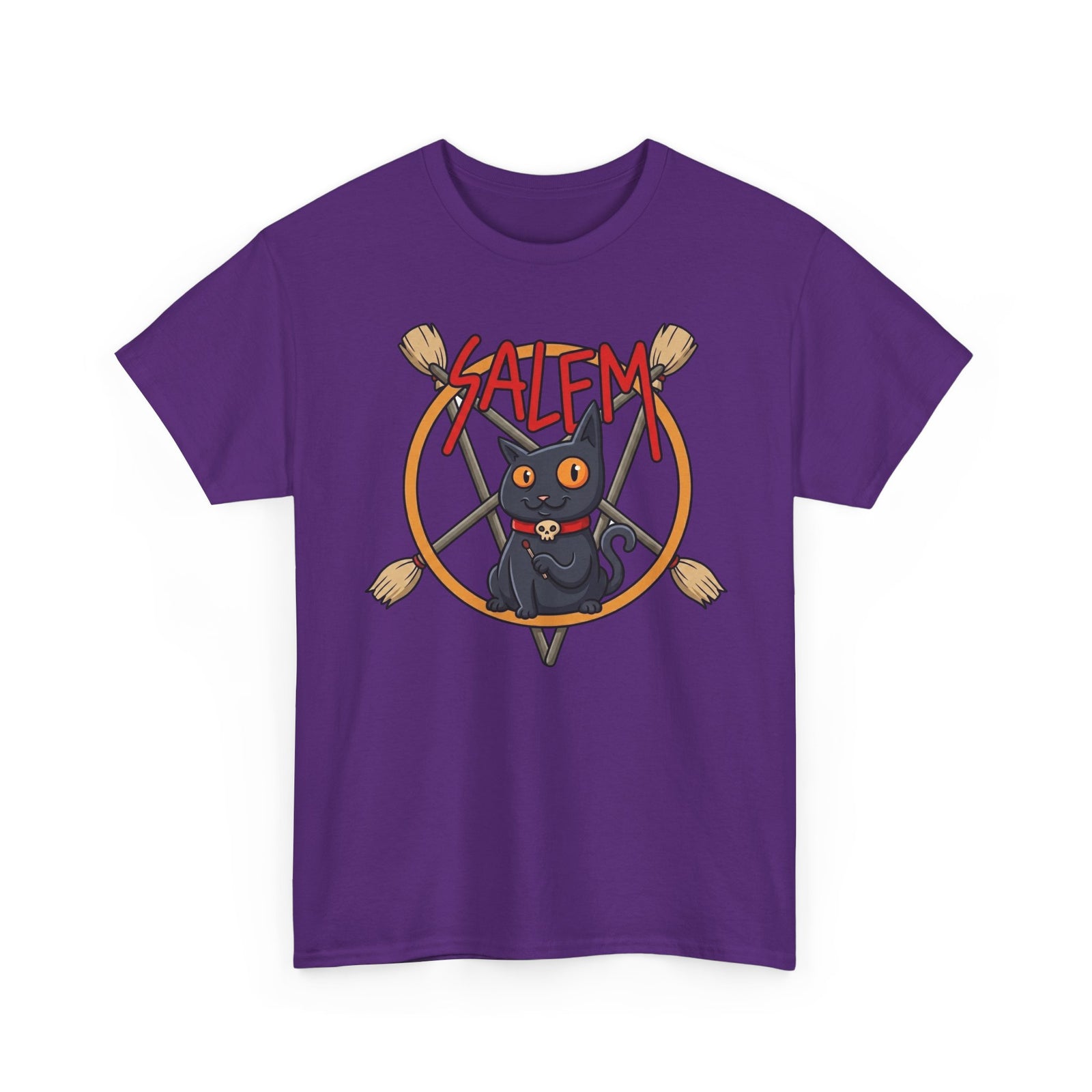 Salem Black Cat T-Shirt — Spooky Vintage Cat Tee