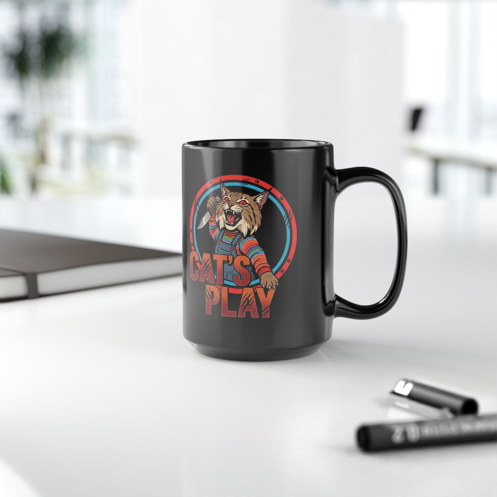 Cat's Play Killer Cat Unisex Mug