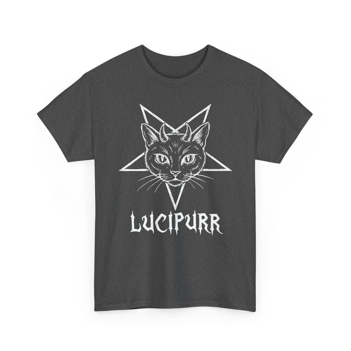 Lucipurr Lucifer Cat T-Shirt — Gothic Cat Tee
