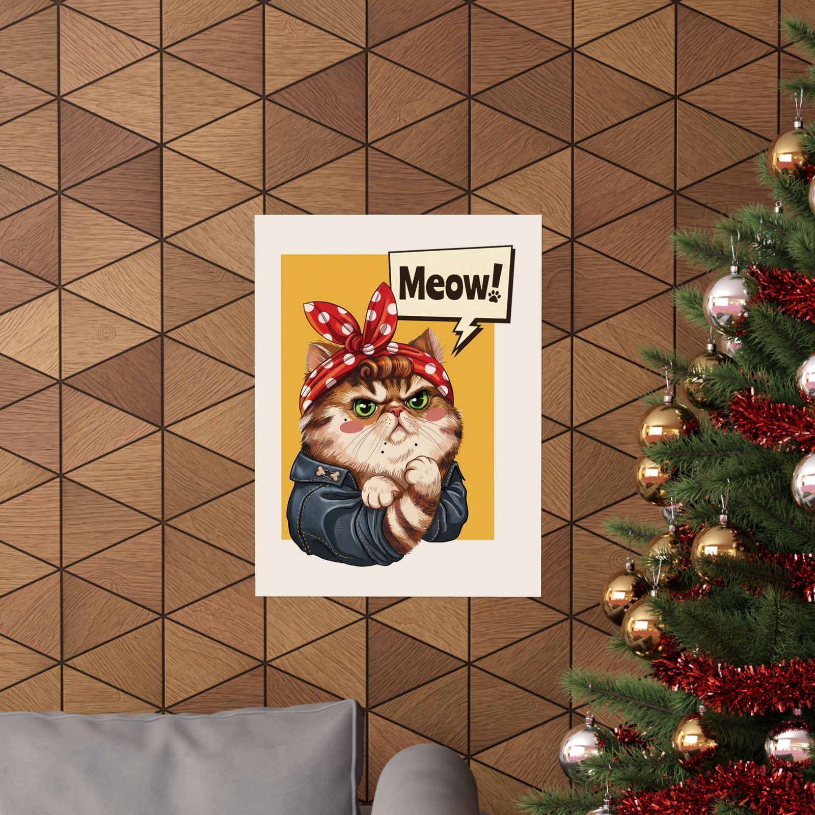 The Feminist Cat Poster