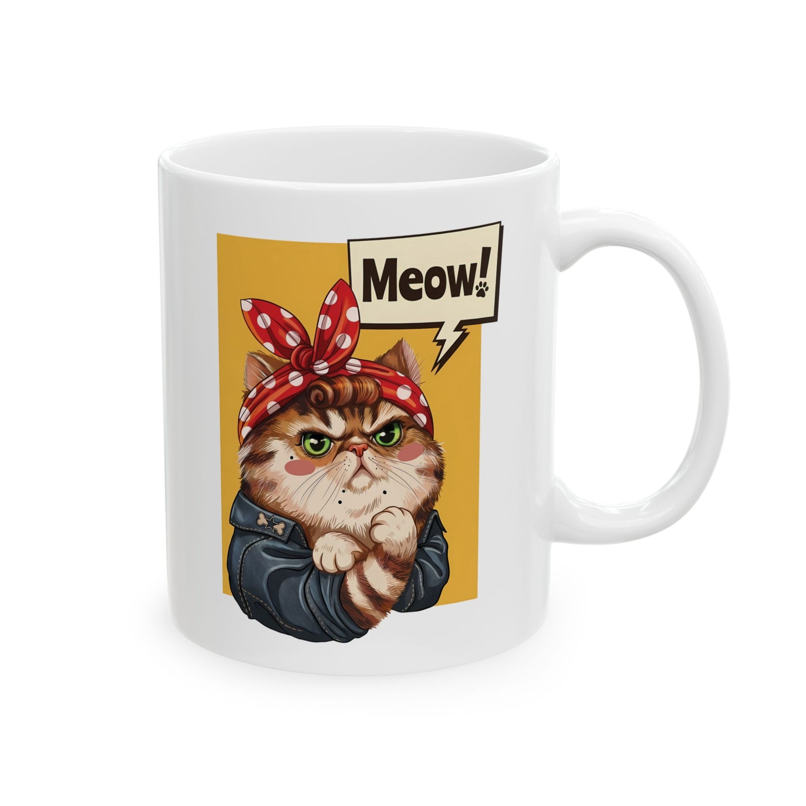 The Feminist Cat Ceramic Mug