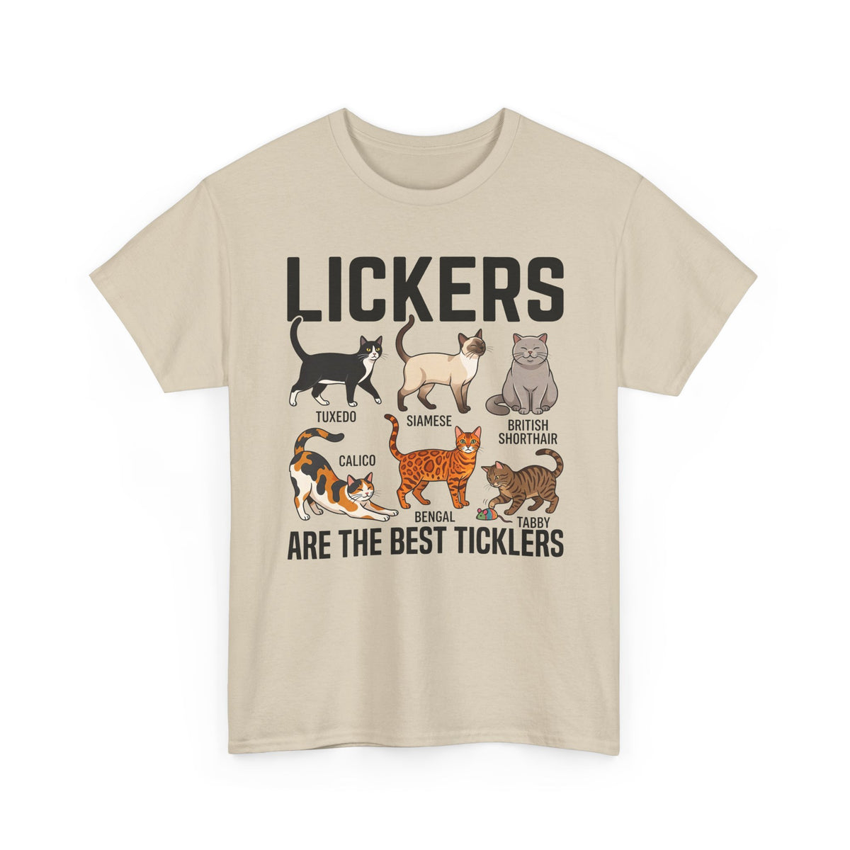 Cats Lickers T-Shirt Funny Cat Lover Tee