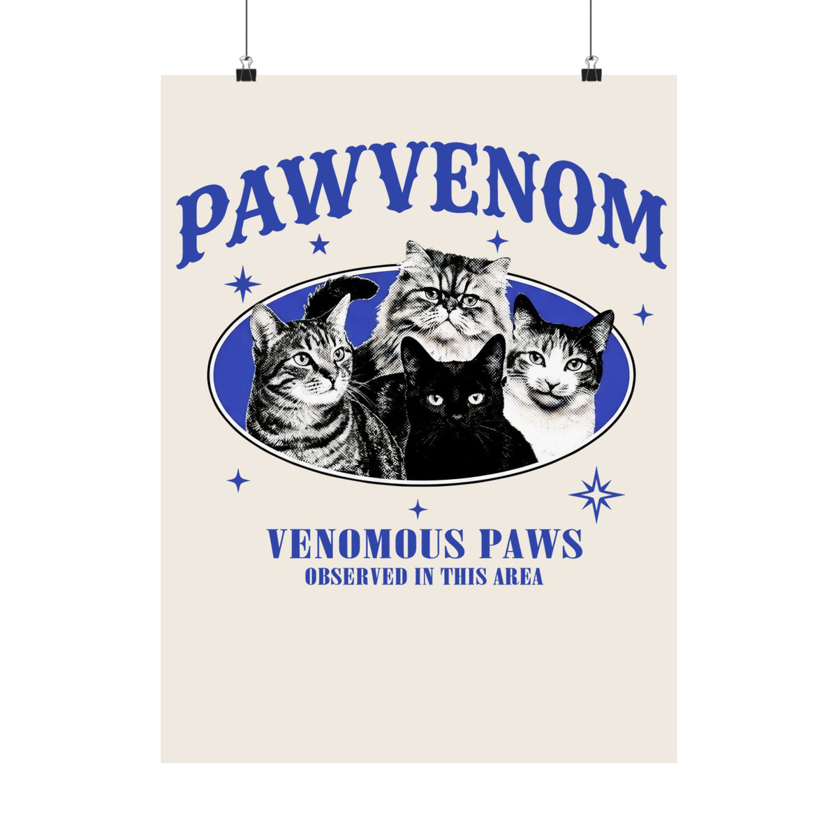 Pawvenom Funny Kitten Poster