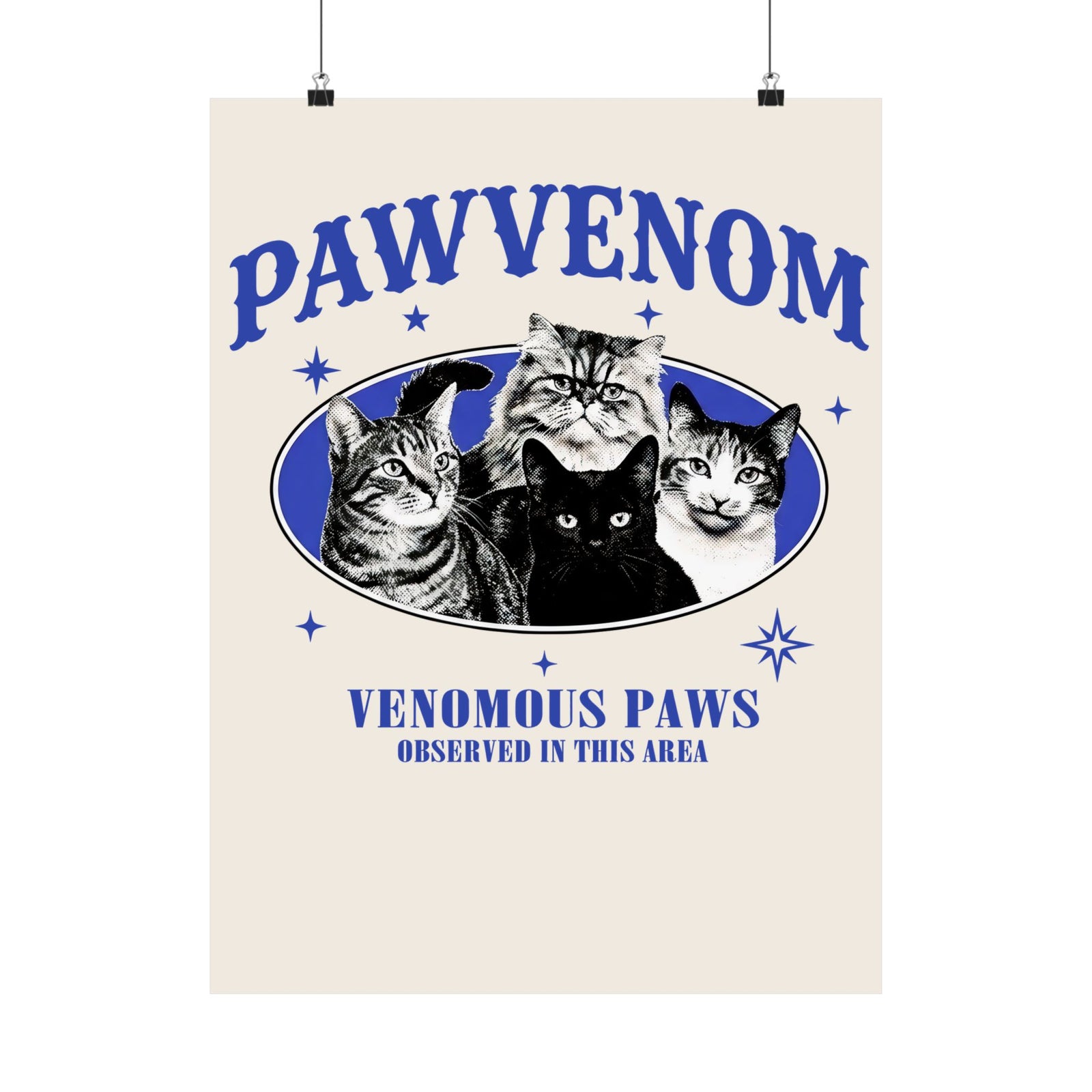 Pawvenom Funny Kitten Poster