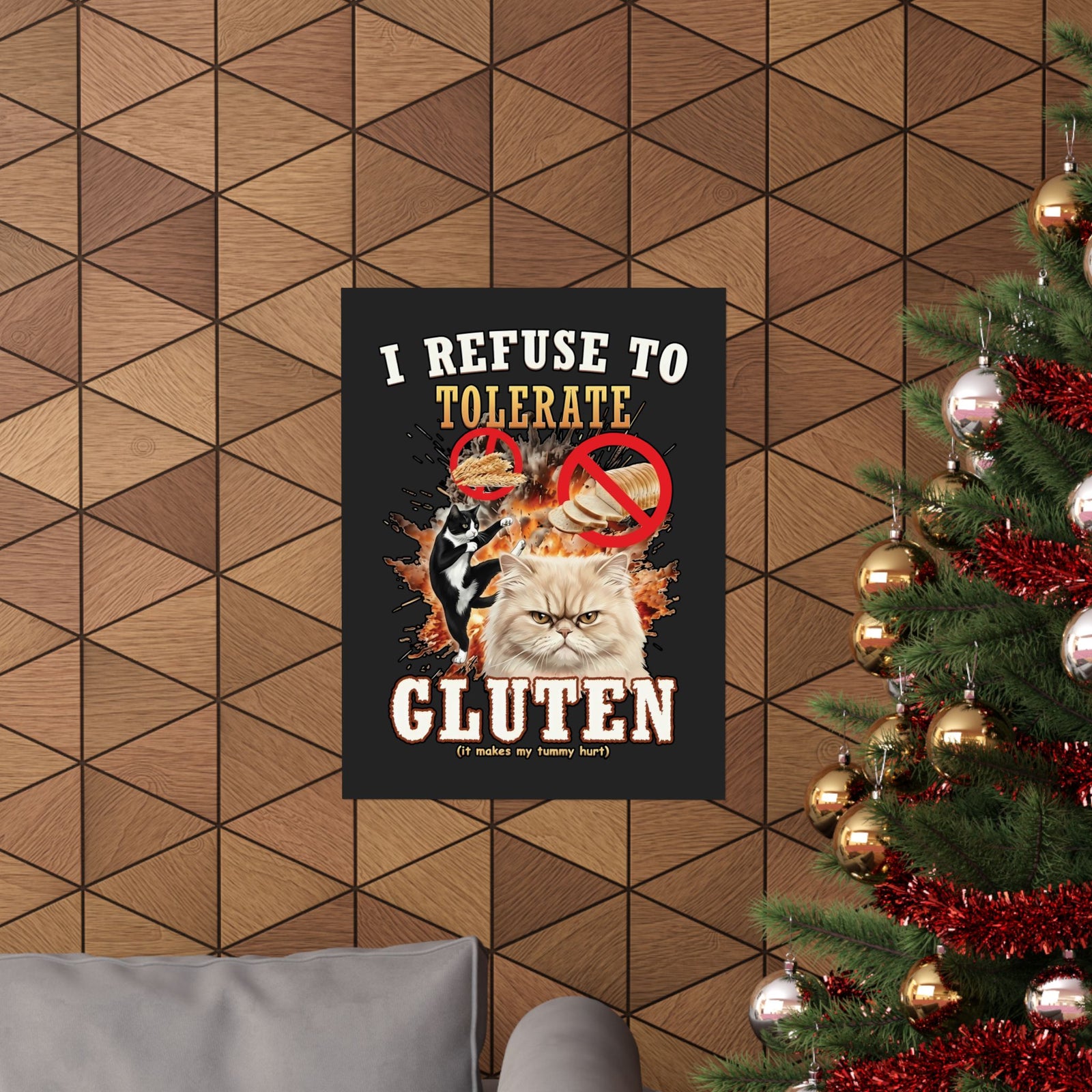 I Refuse To Tolerate Gluten Poster