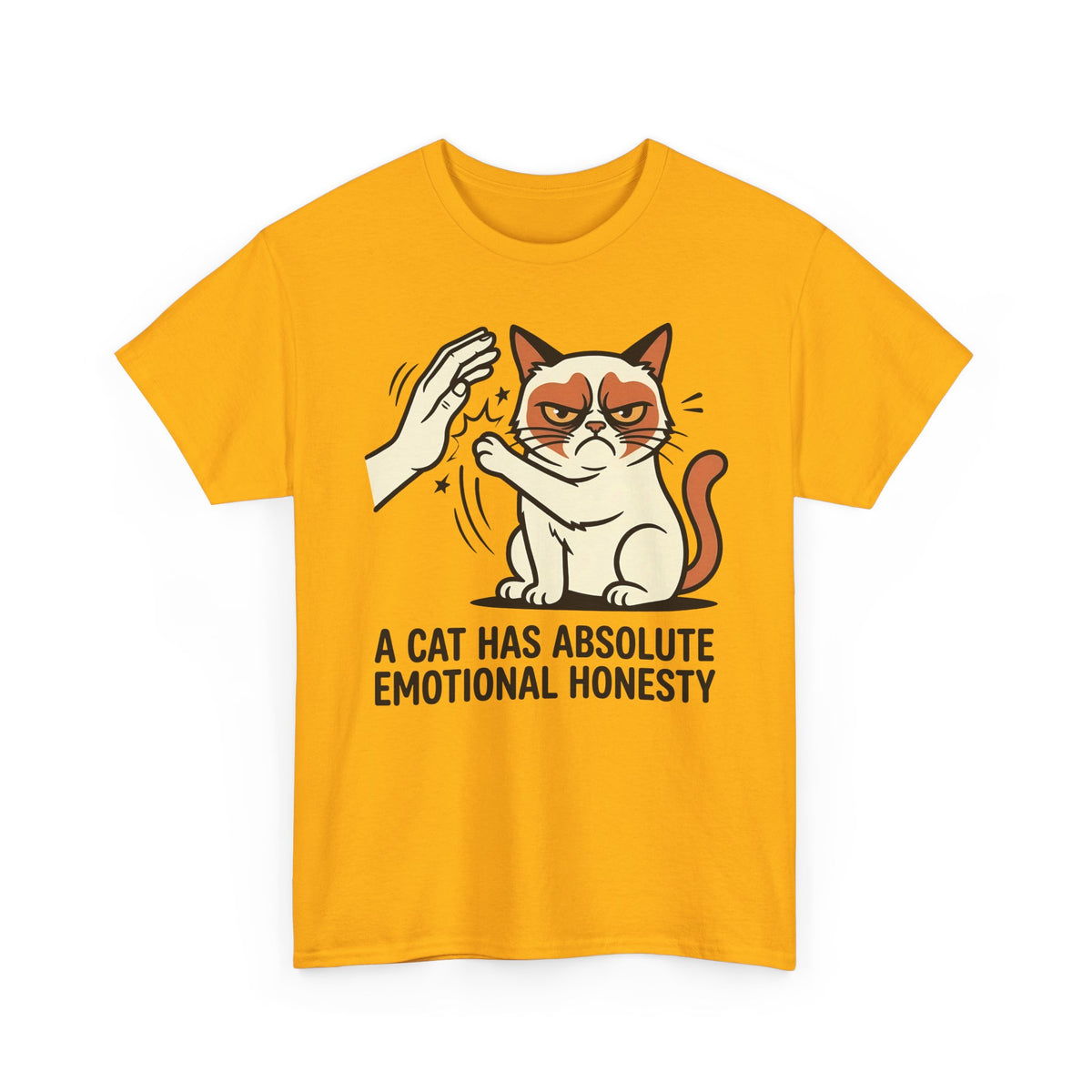 Funny Angry Cat Slap T-Shirt