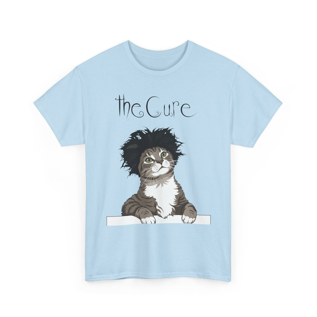 The Cure Kitten Band Tee Cute Cat