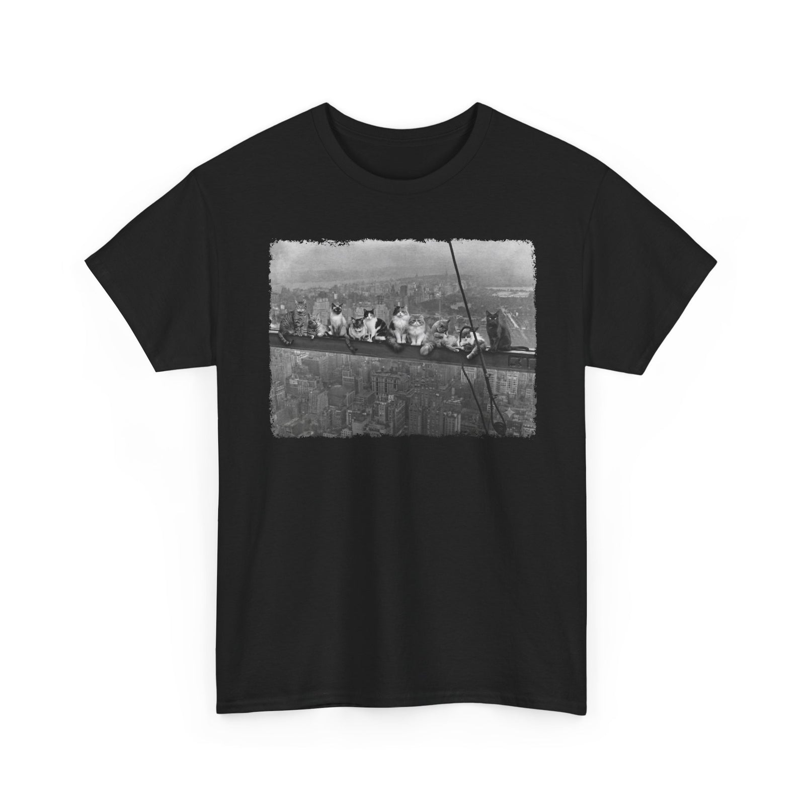 Skyscraper Cats T-Shirt — Urban Cat Skyline Tee