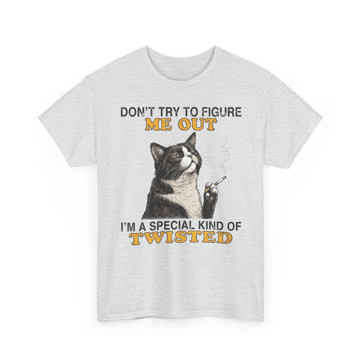 Grumpy Cat Tee "I’m a Special Kind of Twisted" Funny Sarcastic Cat Shirt for Cat Lovers