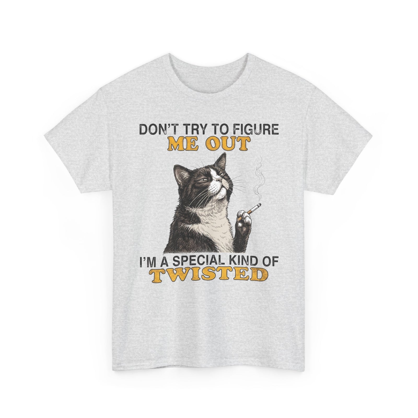 Grumpy Cat Tee "I’m a Special Kind of Twisted" Funny Sarcastic Cat Shirt for Cat Lovers