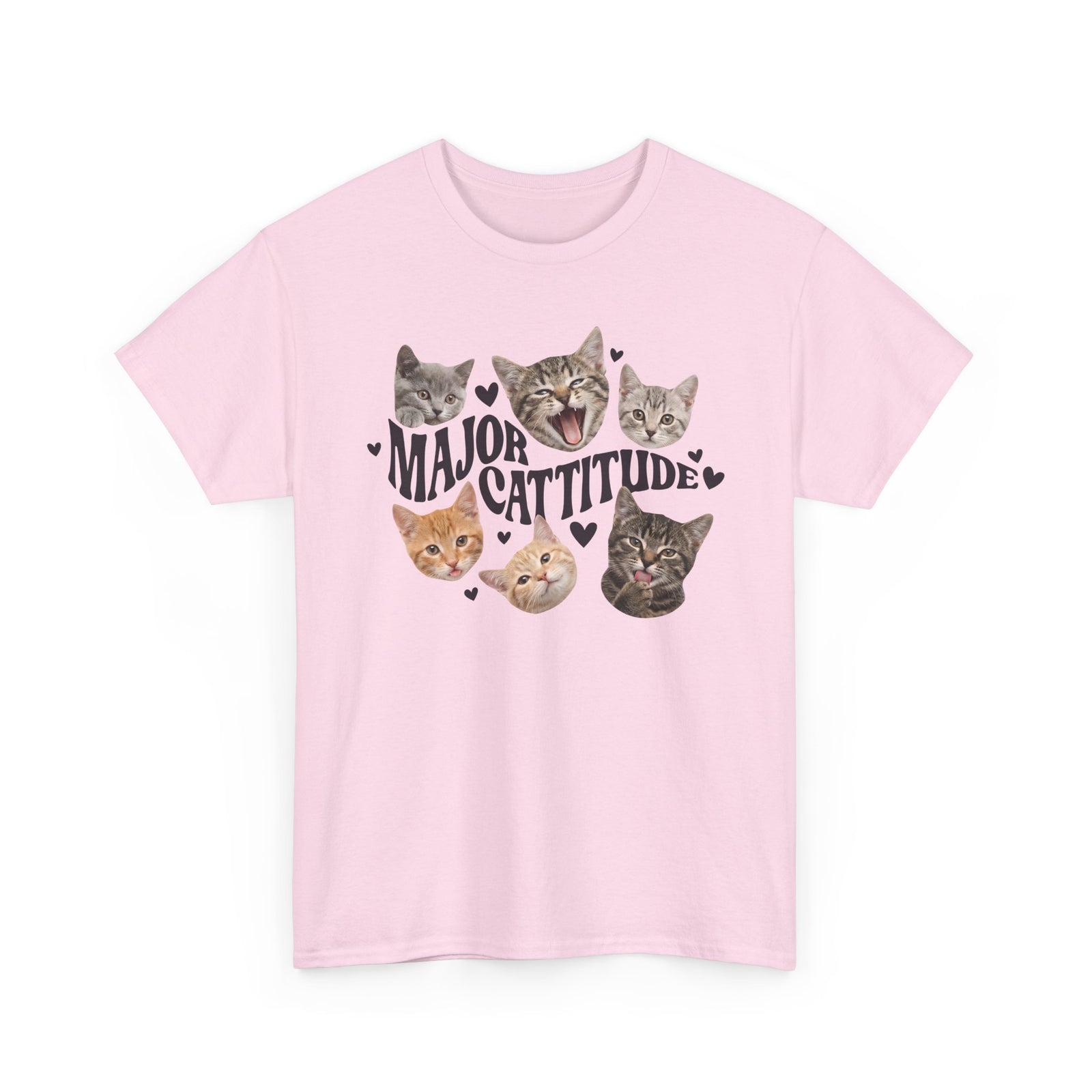 Major Cattitude T-Shirt Funny Cat Attitude Tee