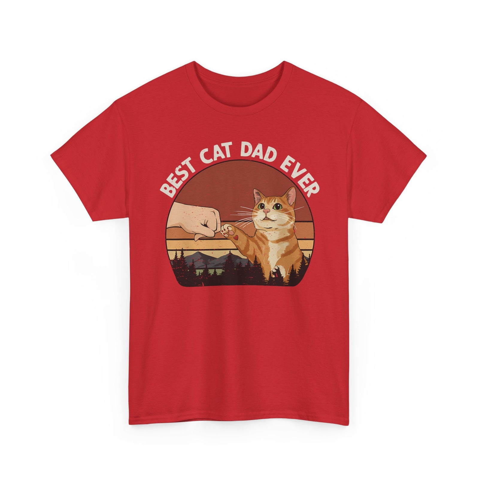 Best Cat Dad Ever Tee — Funny Cat Dad T-Shirt