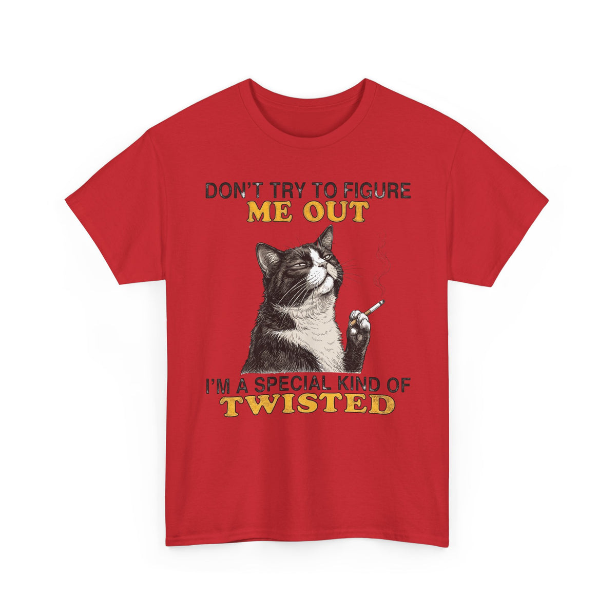 Grumpy Cat Tee "I’m a Special Kind of Twisted" Funny Sarcastic Cat Shirt for Cat Lovers